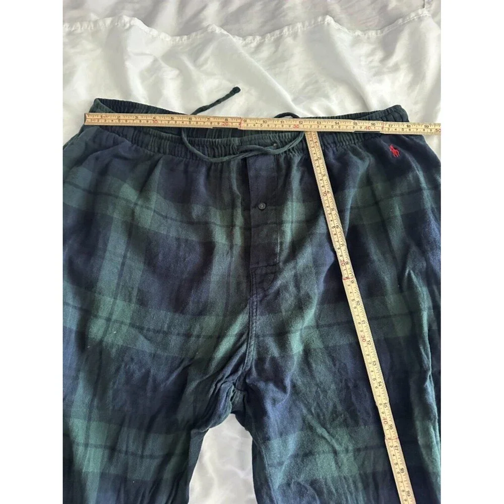 Polo Ralph Lauren Sleepwear Pajama Pants Mens XL Green Blackwatch Plaid Lounge